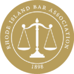 Rhode Island Bar Association logo.
